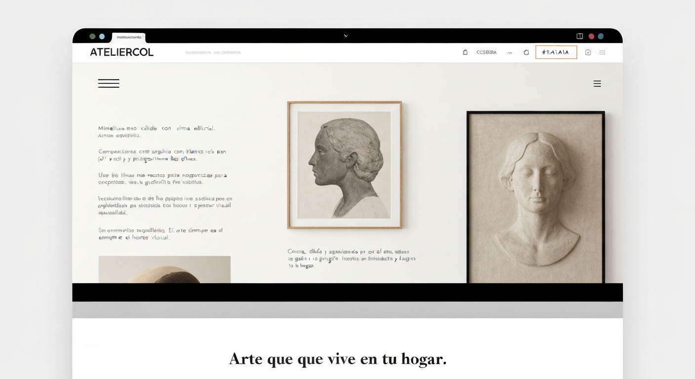 Website mockup