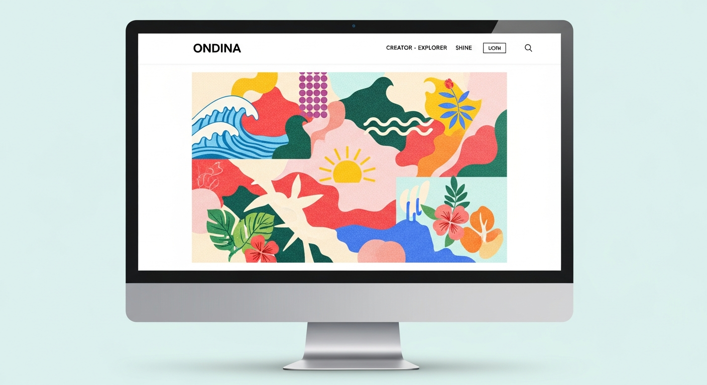 Website mockup